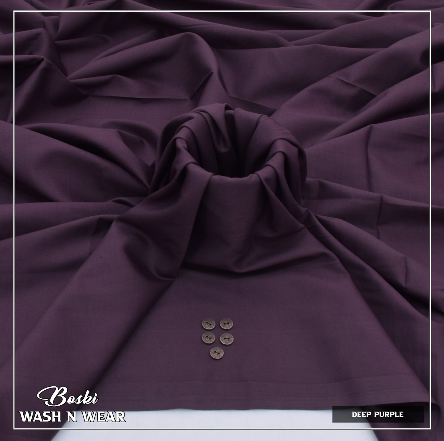 Deep Purple Boski – Wash n Wear Fabric