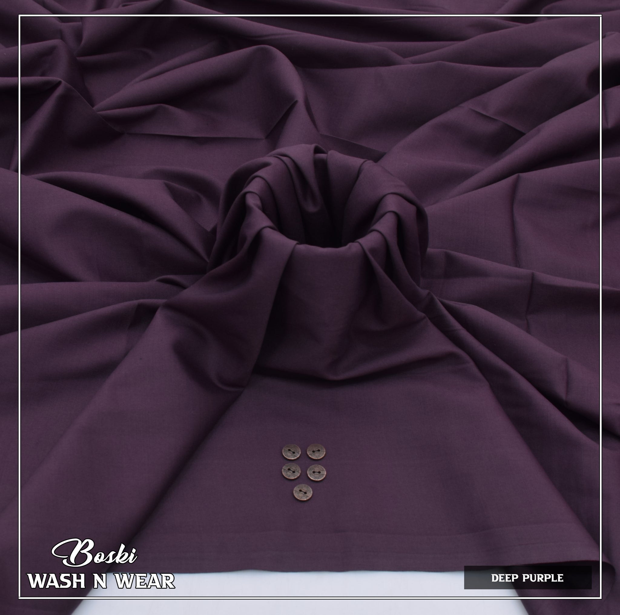 Deep Purple Boski – Wash n Wear Fabric