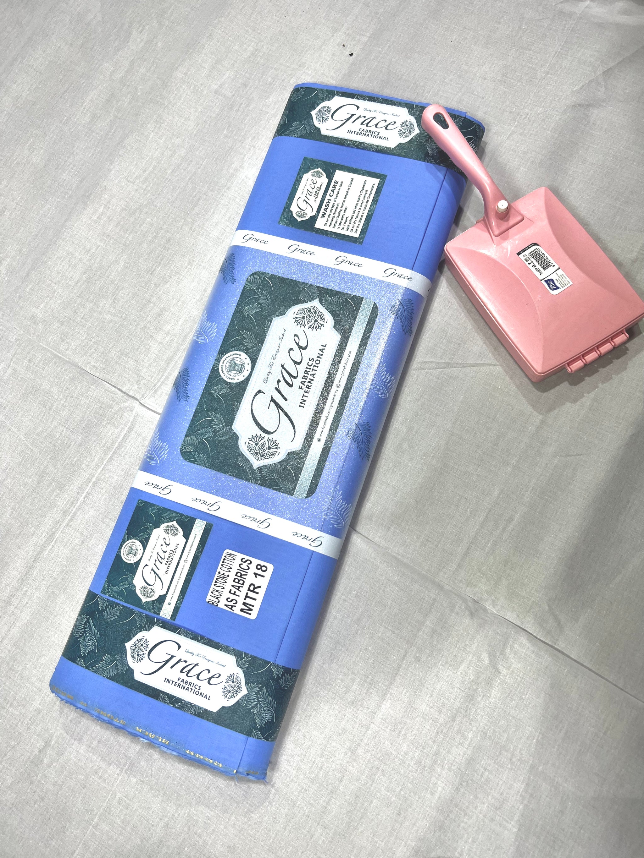 Sky Blue – Grace Cotton Premium Fabric