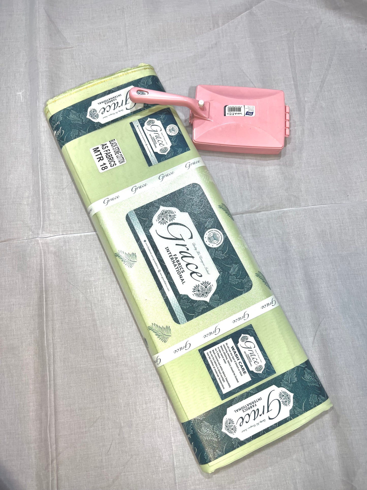 Pista Green – Grace Cotton Premium Fabric