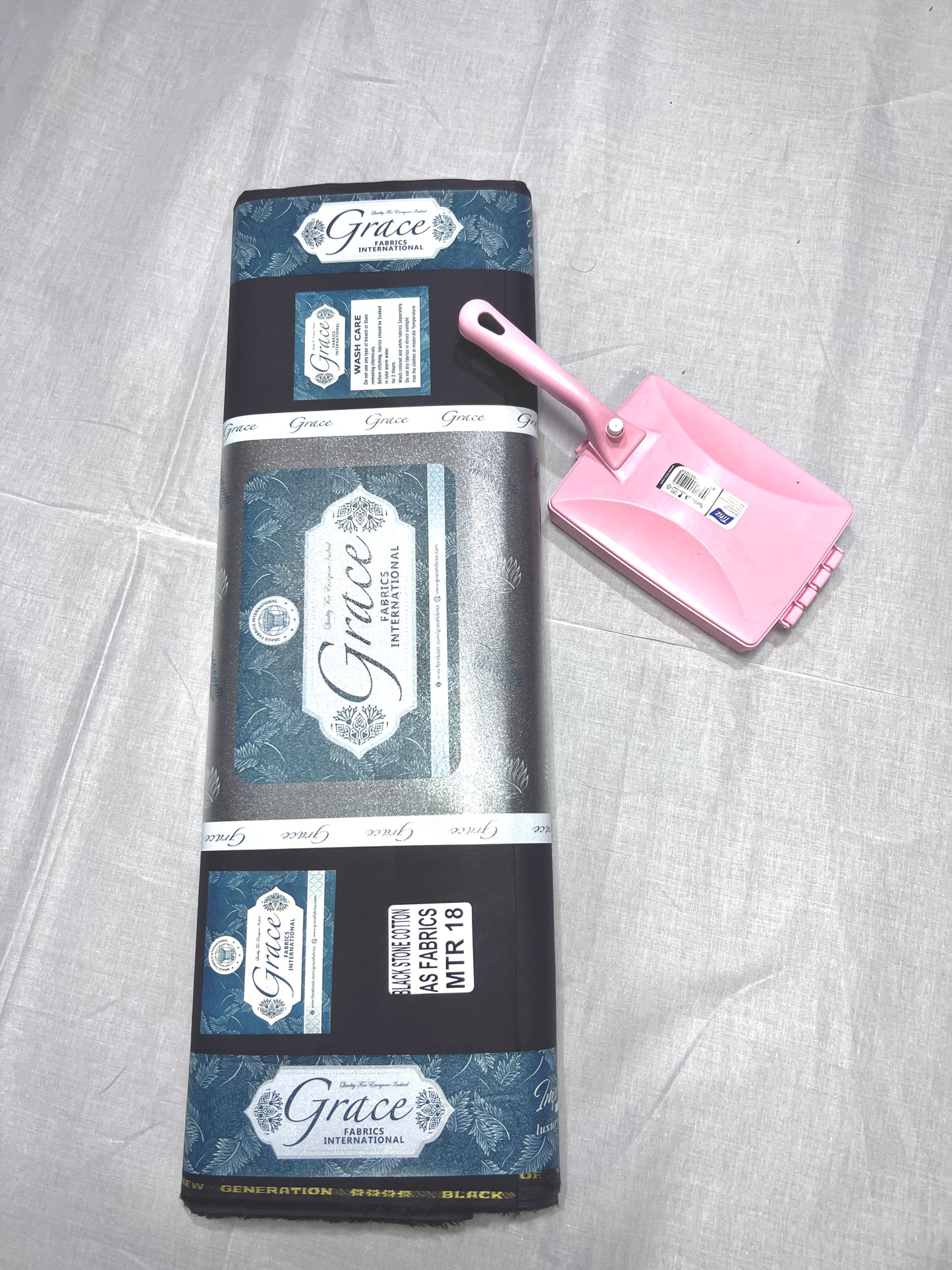 Dark Grey – Grace Cotton Premium Fabric