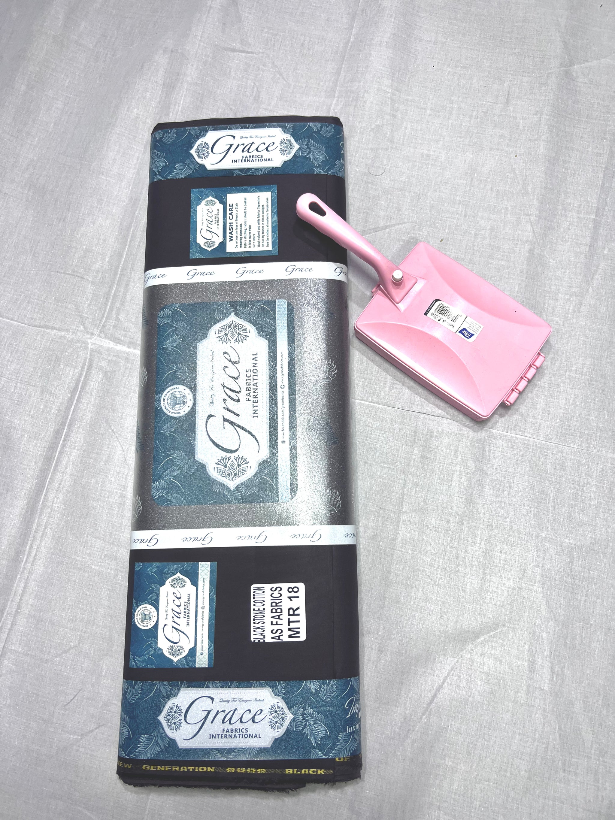 Dark Grey – Grace Cotton Premium Fabric
